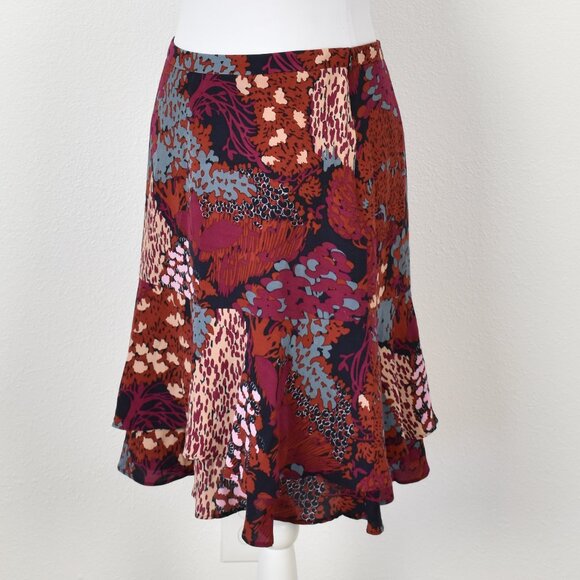 Boden Multi-Color Tiered Skirt - 4 - Picture 3 of 7